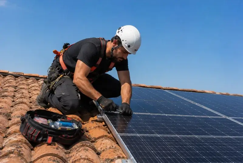 Maintenance et monitoring de panneaux solaires à Elsenheim