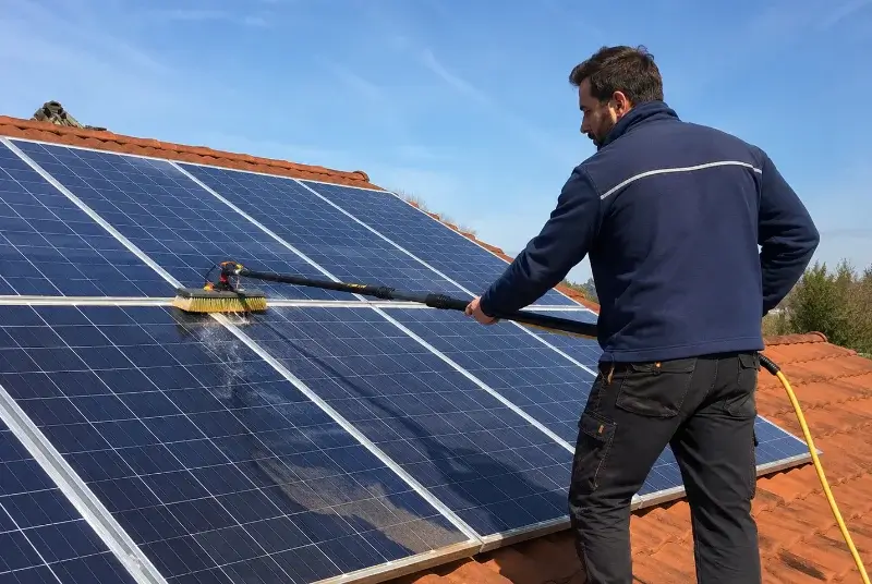 Nettoyage et entretien de panneaux solaires à Elsenheim