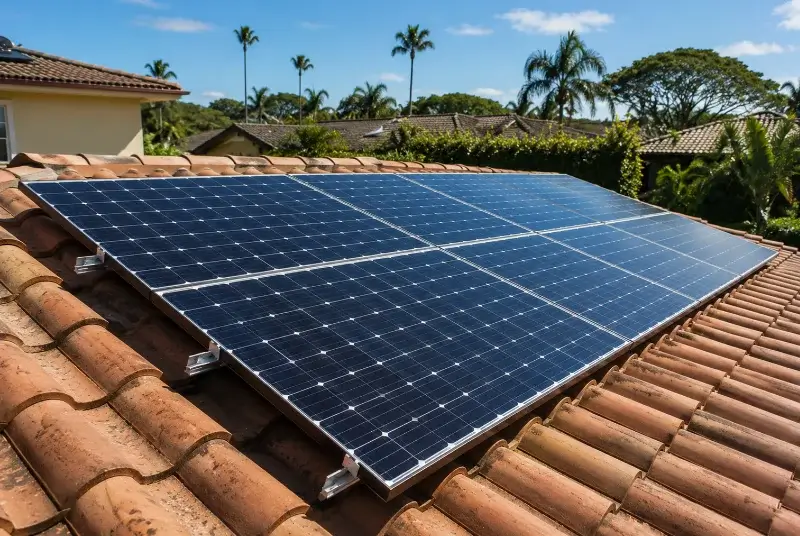 Installation de panneaux solaires à Elsenheim